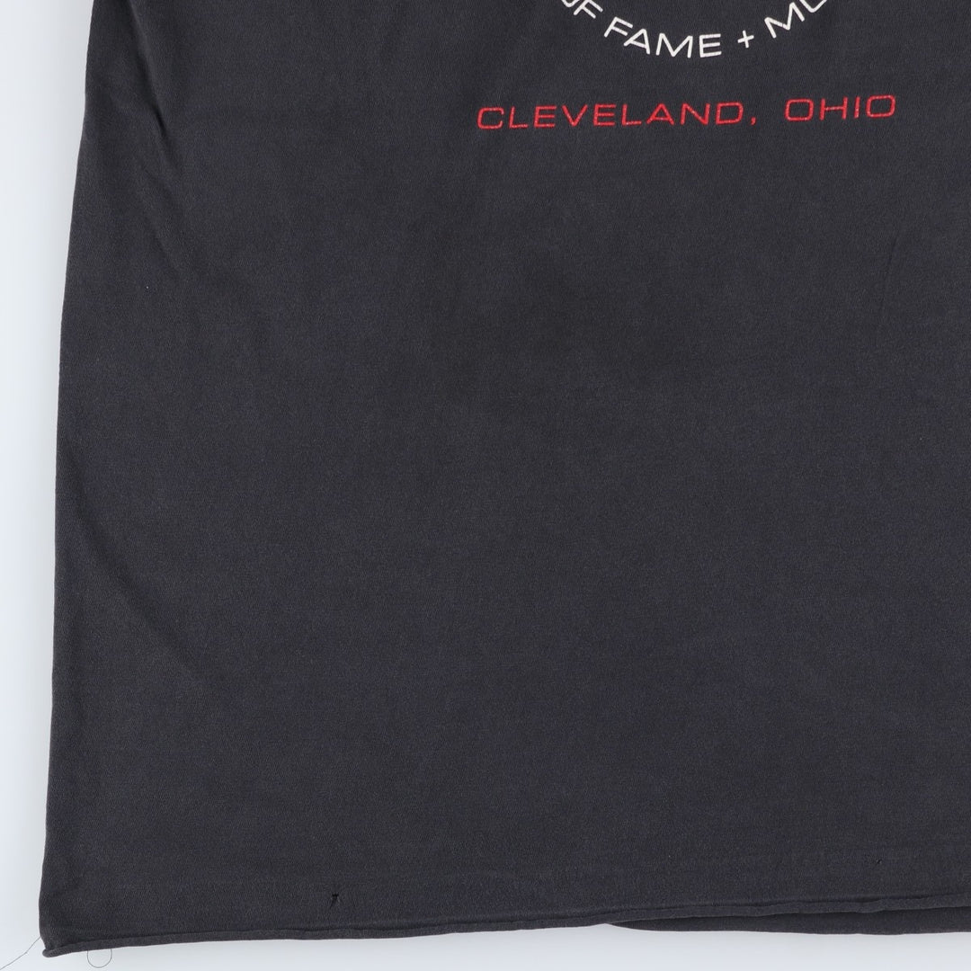 CRONIES Printed T-Shirt, Made in USA, Men's Size XL cotton black type Vintage Second Hand