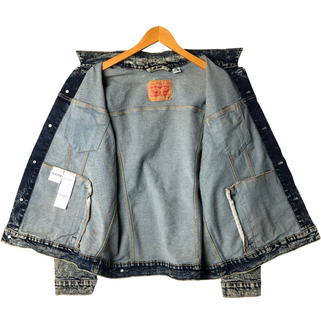 Levi's Chemical Wash Denim Jacket (Men's XXL equivalent) cotton blue type Vintage Second Hand
