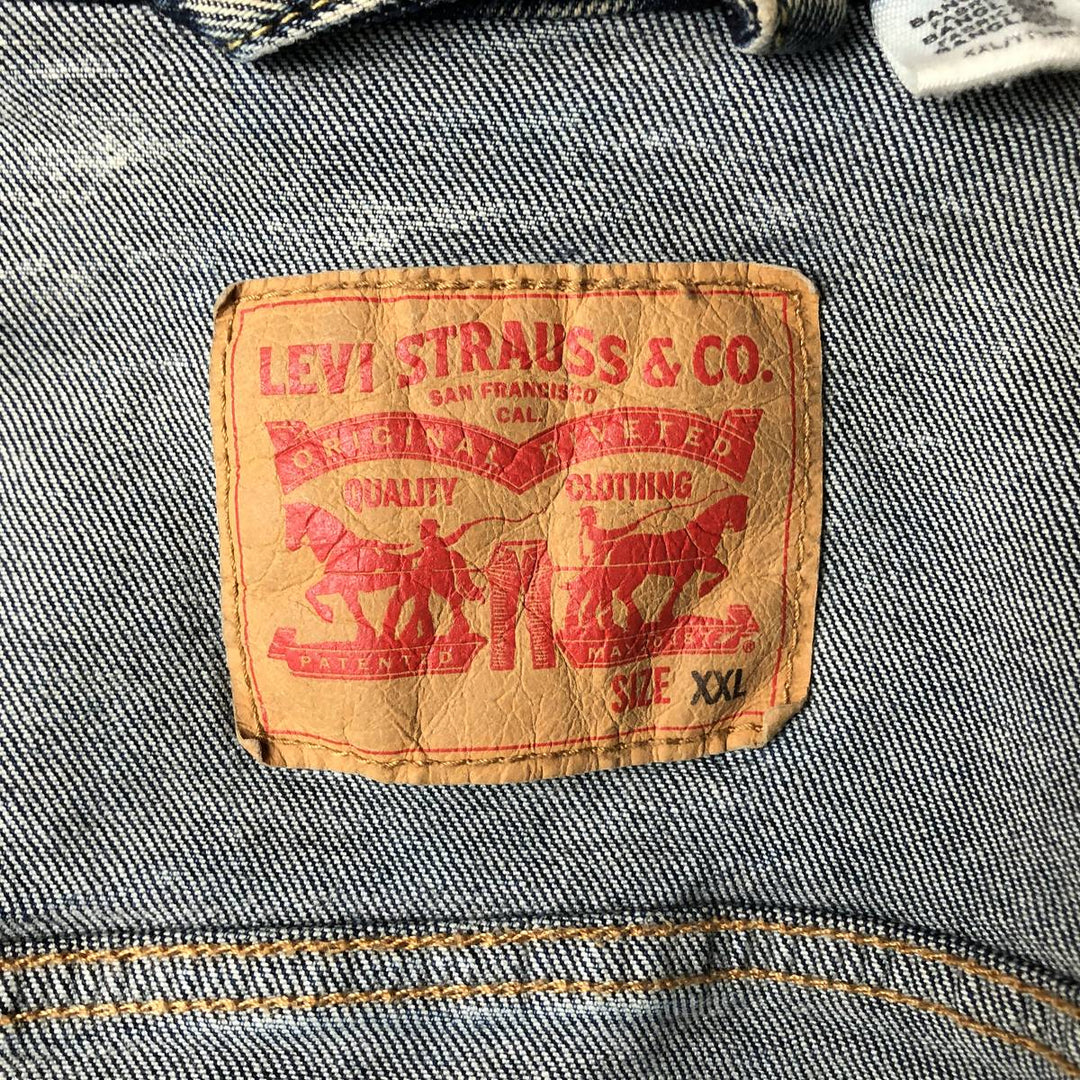 Levi's Chemical Wash Denim Jacket (Men's XXL equivalent) cotton blue type Vintage Second Hand