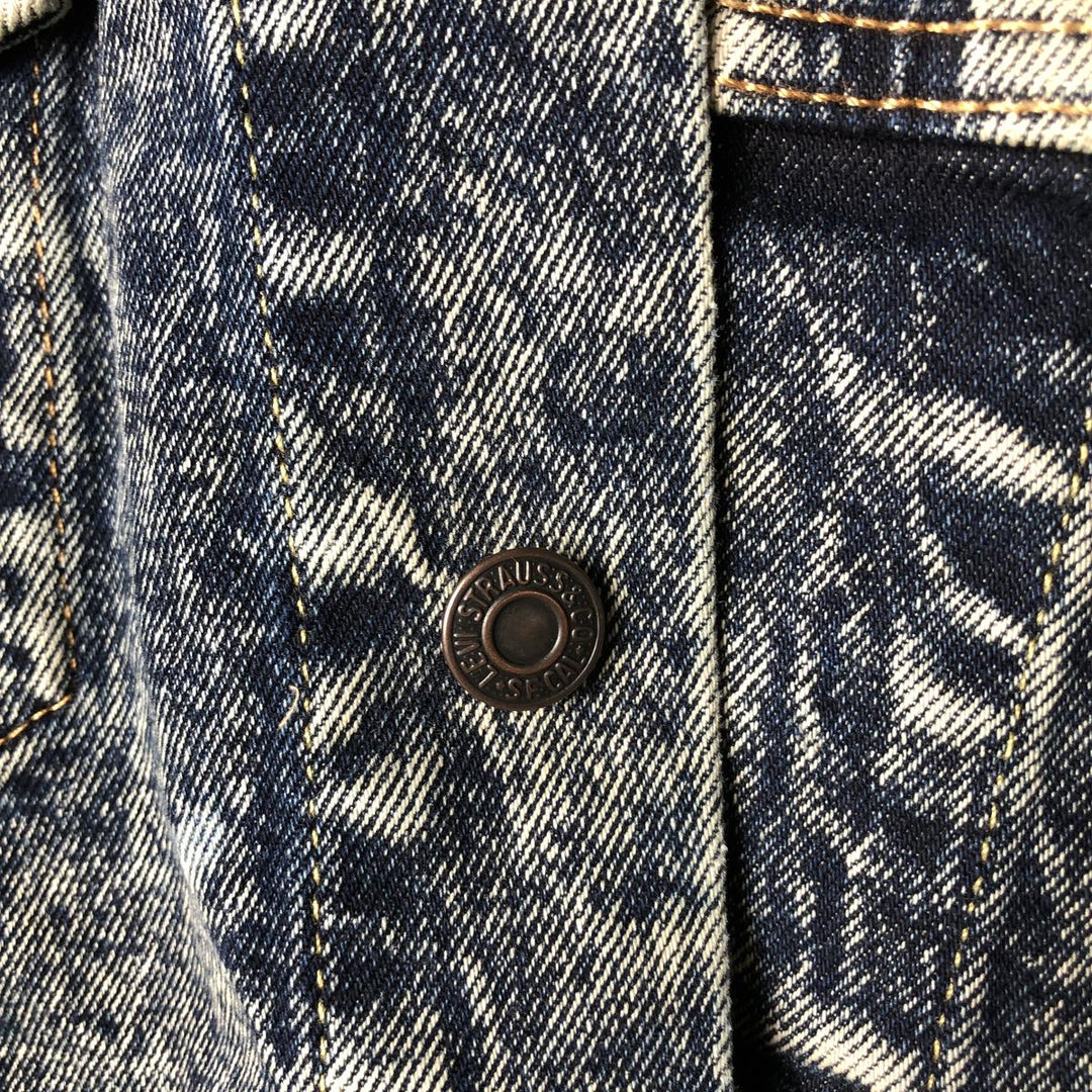 Levi's Chemical Wash Denim Jacket (Men's XXL equivalent) cotton blue type Vintage Second Hand