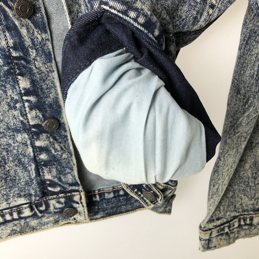 Levi's Chemical Wash Denim Jacket (Men's XXL equivalent) cotton blue type Vintage Second Hand