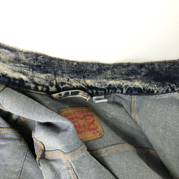 Levi's Chemical Wash Denim Jacket (Men's XXL equivalent) cotton blue type Vintage Second Hand