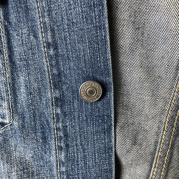 Levi's 70589 Denim Jacket (Men's XXL equivalent) cotton blue type Vintage Second Hand