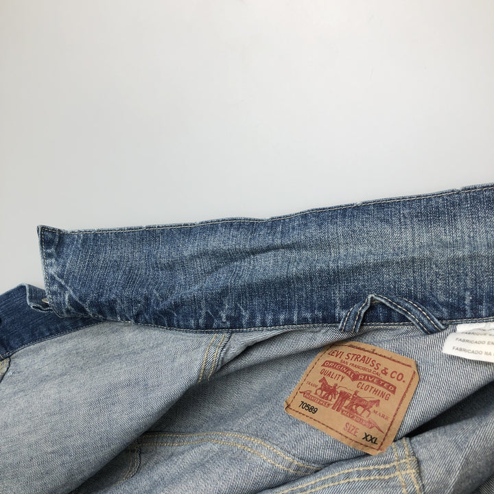 Levi's 70589 Denim Jacket (Men's XXL equivalent) cotton blue type Vintage Second Hand