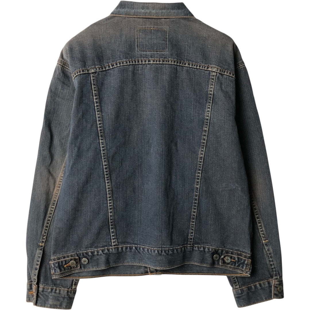Levi's STANDARD TRUCKER denim jacket (men's size L equivalent) cotton navy blue type Vintage Second Hand