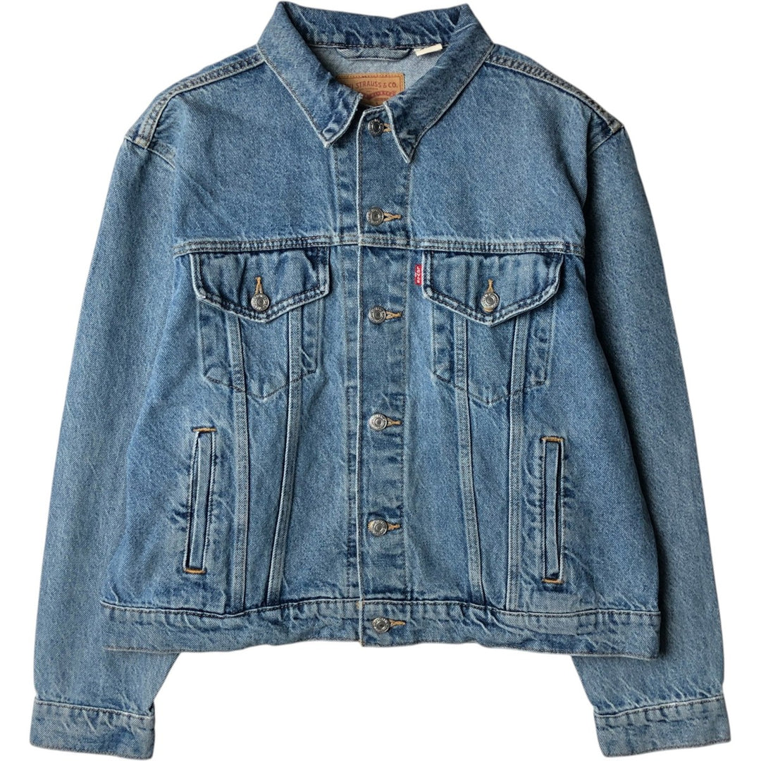 Levi's denim jacket, denim jacket, men's size XL cotton blue type Vintage Second Hand