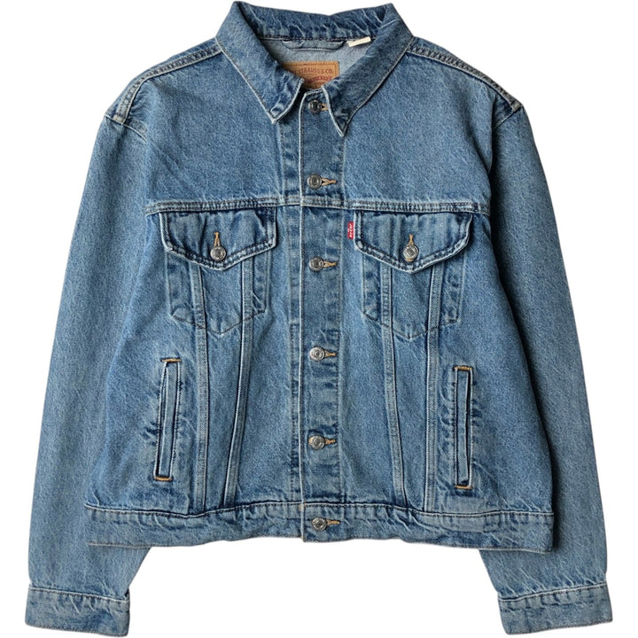 Levi's denim jacket, denim jacket, men's size XL cotton blue type Vintage Second Hand