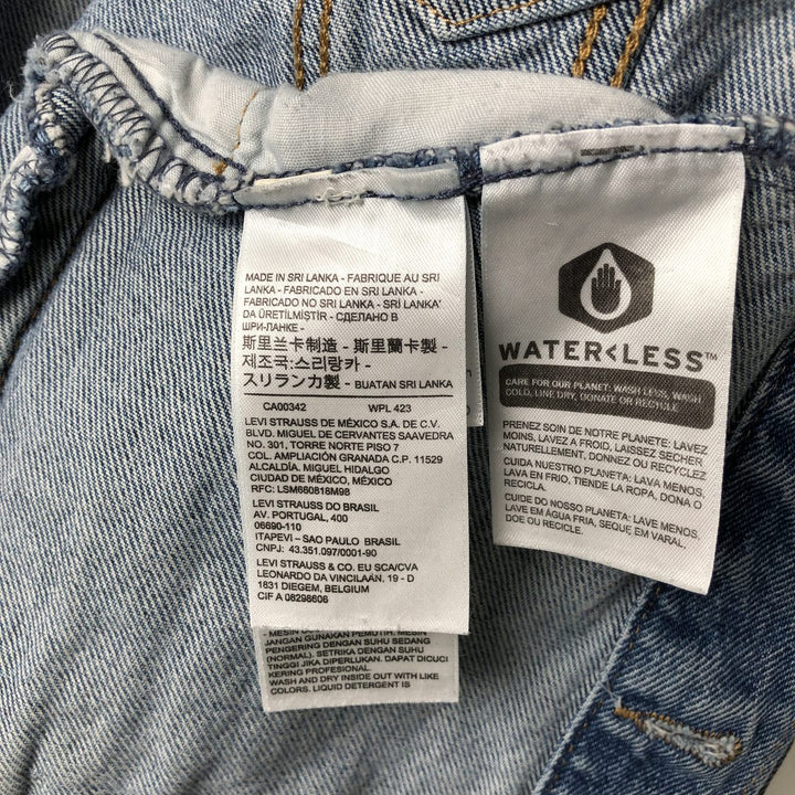 Levi's denim jacket, denim jacket, men's size XL cotton blue type Vintage Second Hand