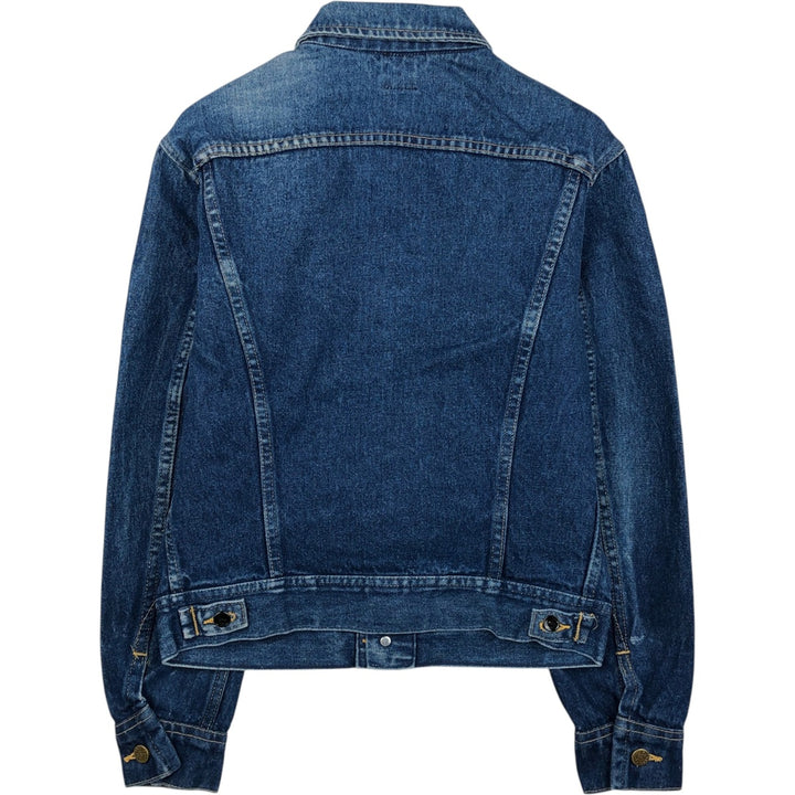 70s-80'S Lee Denim Jacket, Made in USA, Men's Size S (approx.), Vintage cotton blue type Vintage Second Hand