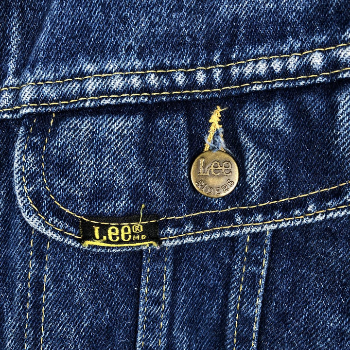 70s-80'S Lee Denim Jacket, Made in USA, Men's Size S (approx.), Vintage cotton blue type Vintage Second Hand