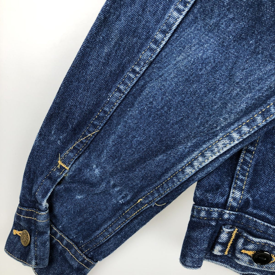 70s-80'S Lee Denim Jacket, Made in USA, Men's Size S (approx.), Vintage cotton blue type Vintage Second Hand