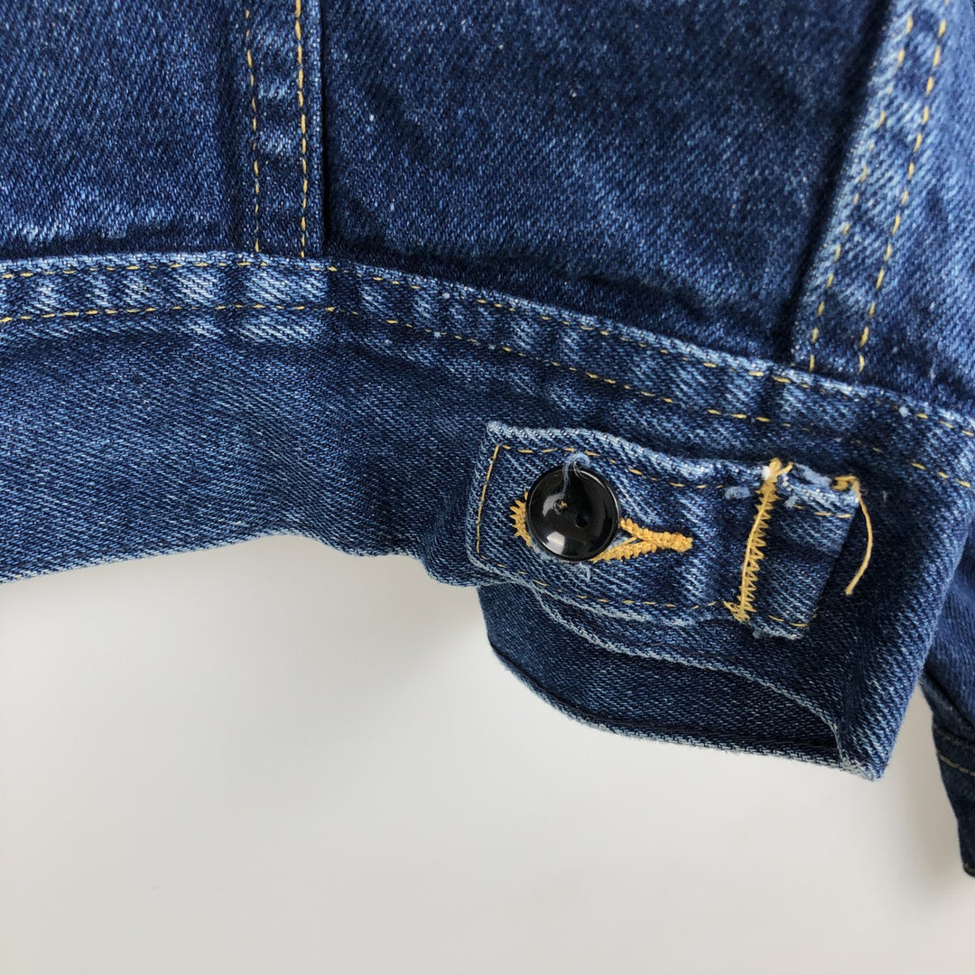 70s-80'S Lee Denim Jacket, Made in USA, Men's Size S (approx.), Vintage cotton blue type Vintage Second Hand