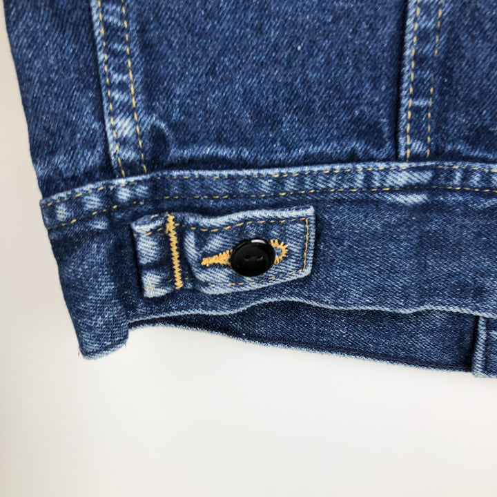 70s-80'S Lee Denim Jacket, Made in USA, Men's Size S (approx.), Vintage cotton blue type Vintage Second Hand