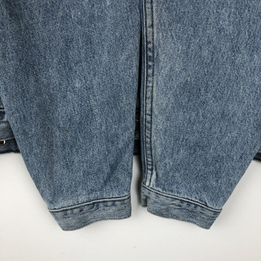 Harley-Davidson denim jacket with back logo, made in Canada, men's size M equivalent. cotton blue type Vintage Second Hand
