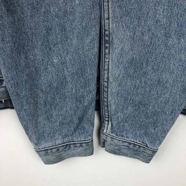 Harley-Davidson denim jacket with back logo, made in Canada, men's size M equivalent. cotton blue type Vintage Second Hand