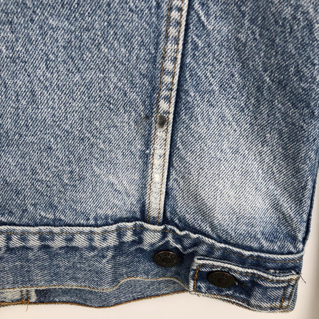 Levi's 71506-0216 Patch Custom Denim Jacket, Made in USA, Men's Size M (Equivalent), Vintage cotton blue type Vintage Second Hand