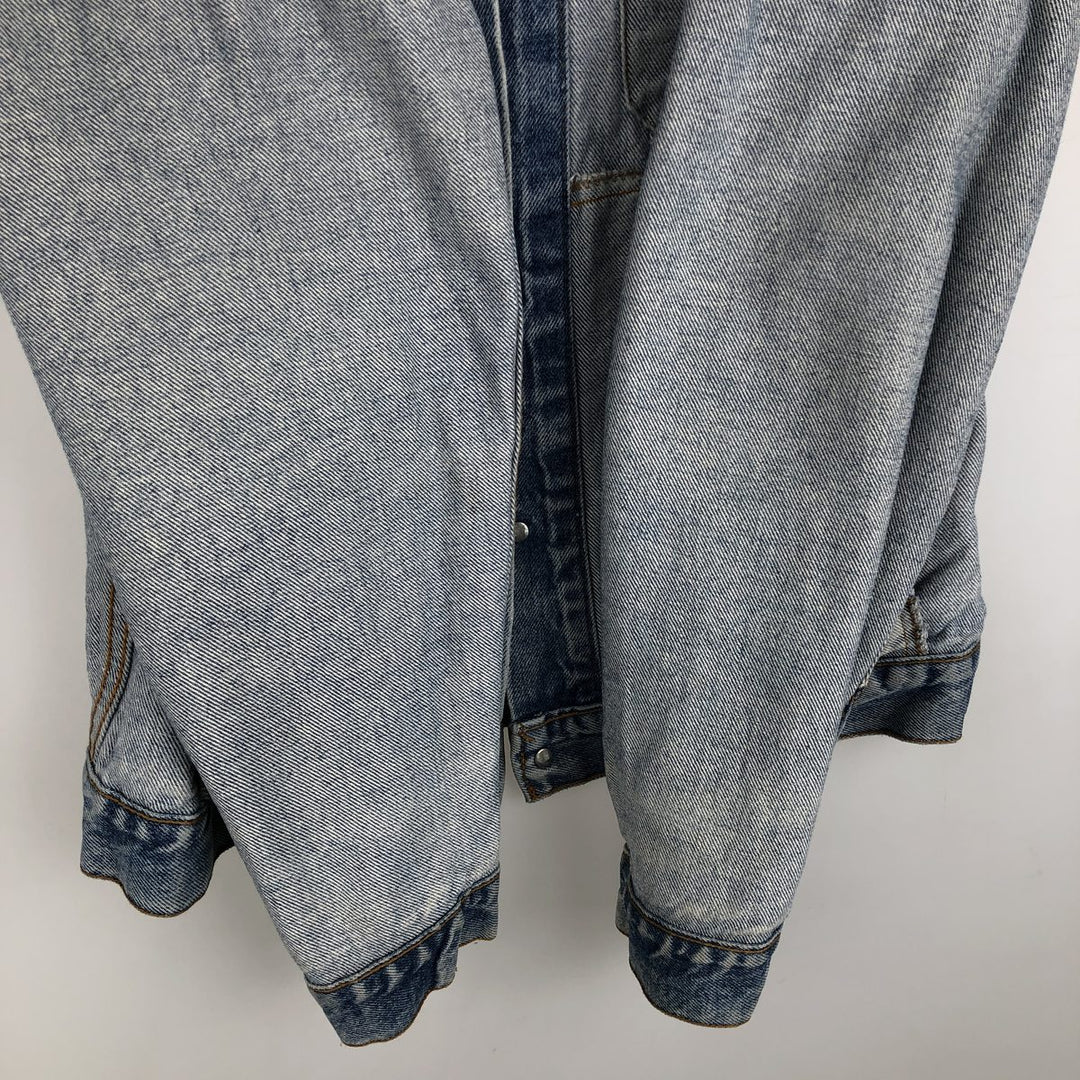 Levi's 71506-0216 Patch Custom Denim Jacket, Made in USA, Men's Size M (Equivalent), Vintage cotton blue type Vintage Second Hand