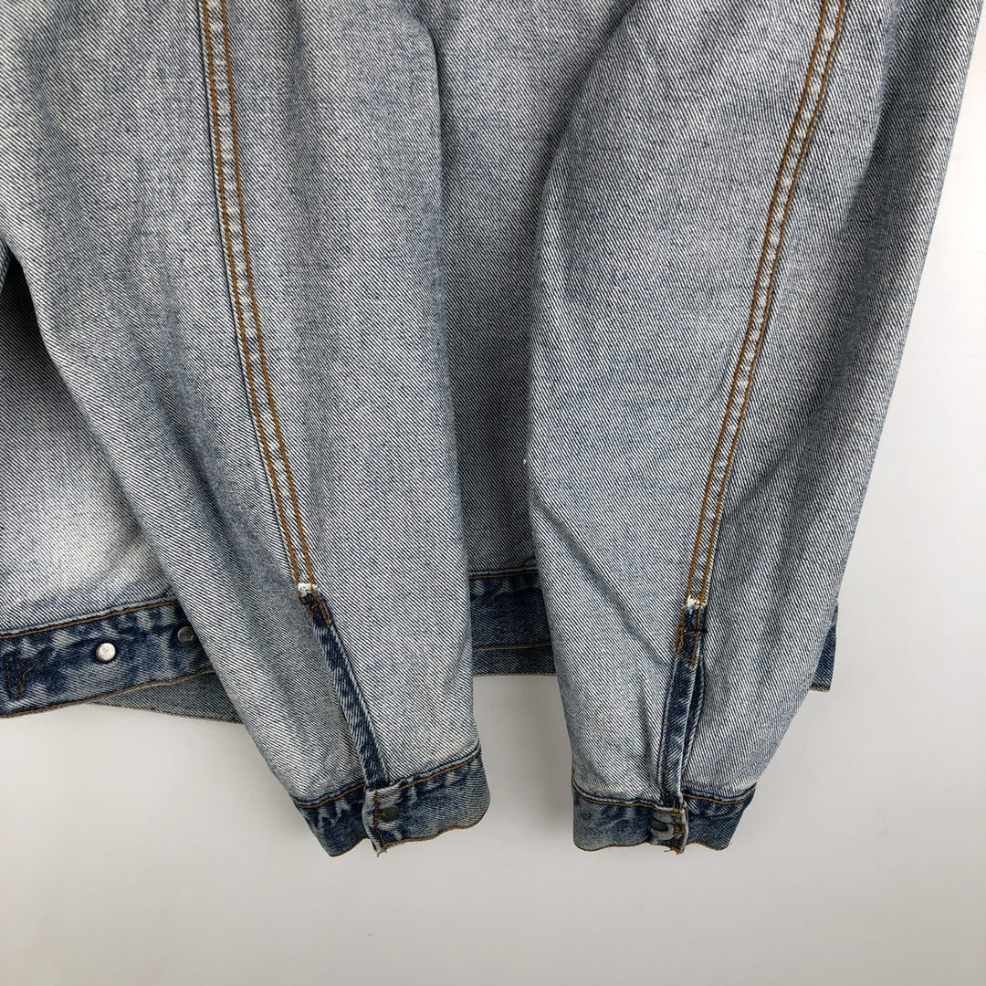 Levi's 71506-0216 Patch Custom Denim Jacket, Made in USA, Men's Size M (Equivalent), Vintage cotton blue type Vintage Second Hand