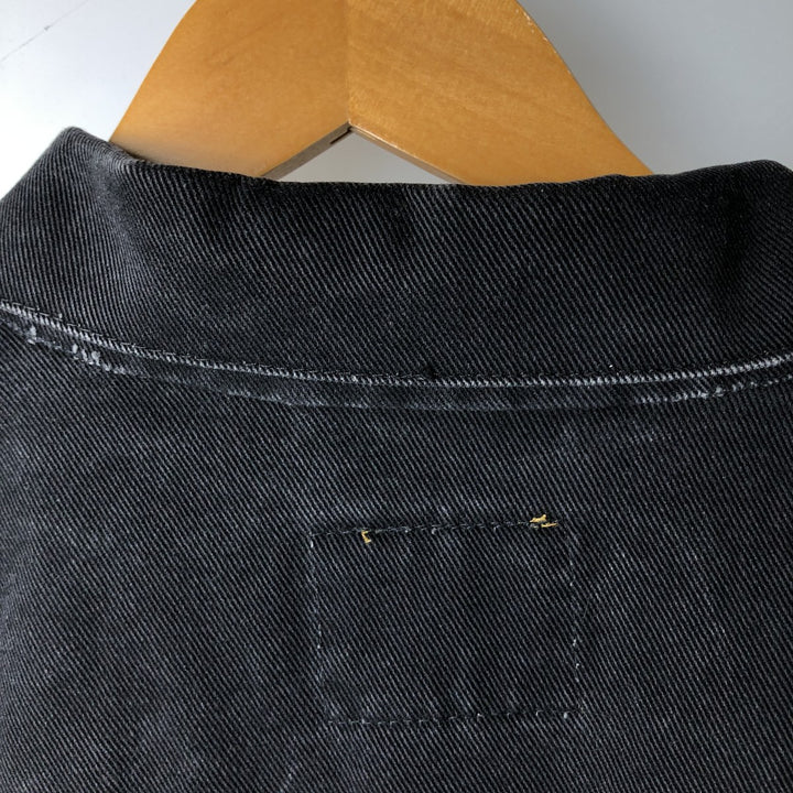 90'S Wrangler HERO Black Denim Jacket, Men's XL (approx.), Vintage cotton black type Vintage Second Hand