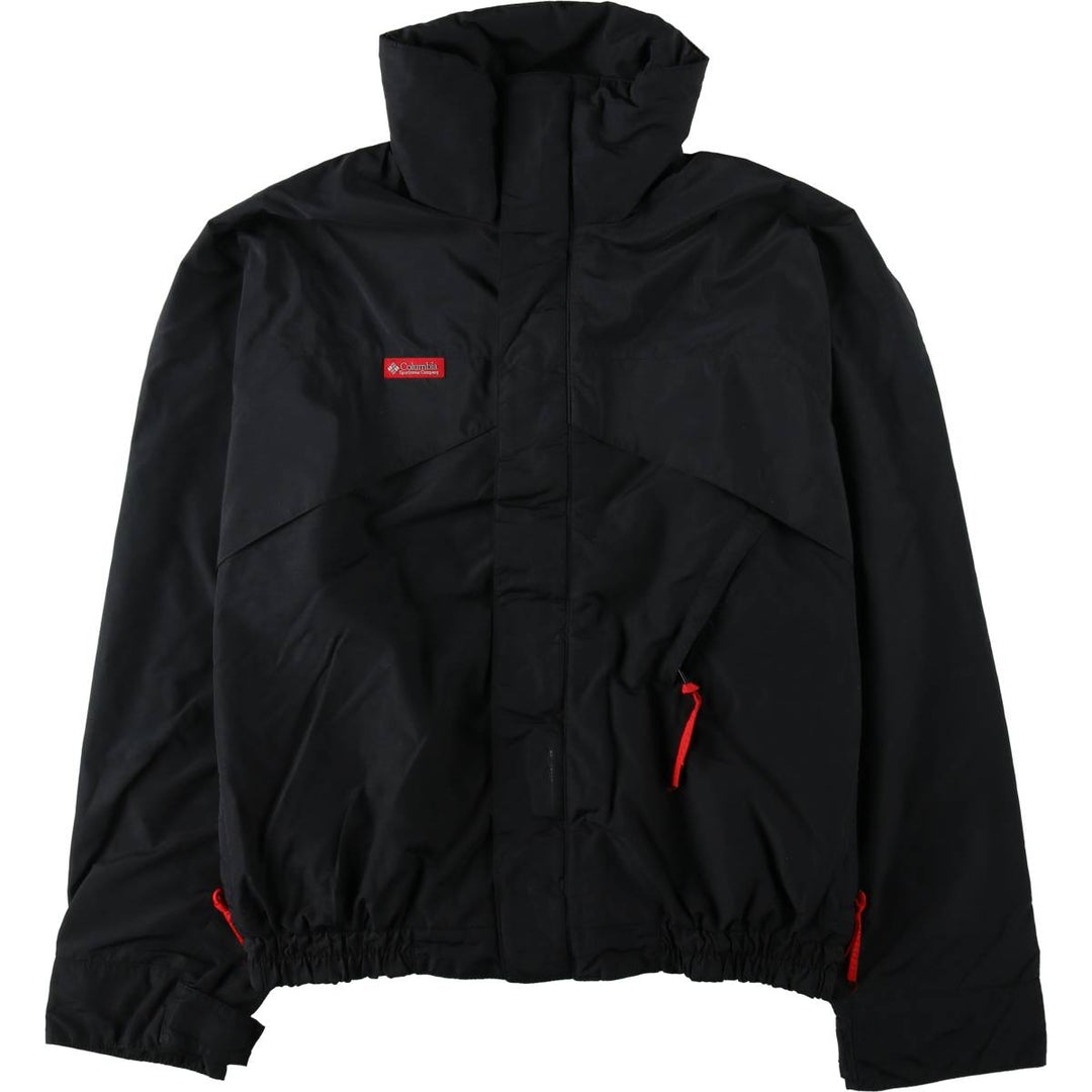 Vintage 1980'S Columbia Whirlibird Mountain Jacket, Navy Blue, Tag, Shell Jacket, Men's Size L Nylon black type Vintage Second Hand