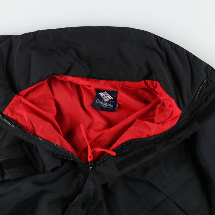 Vintage 1980'S Columbia Whirlibird Mountain Jacket, Navy Blue, Tag, Shell Jacket, Men's Size L Nylon black type Vintage Second Hand