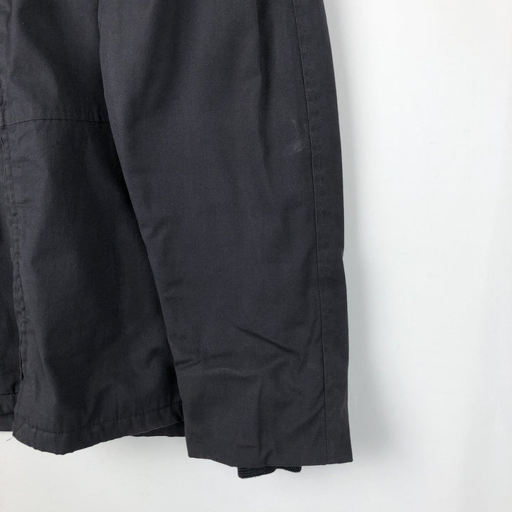 1970'S US Military Issue Utility Jacket, Made in USA, Size 44L (Men's XL equivalent), Vintage polyester navy blue type Vintage Second Hand