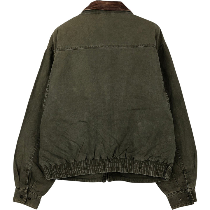 80s-90'S Banana Republic Travel Duck Cotton Blouson, Men's Size S (approx.), Vintage cotton Khaki type Vintage Second Hand