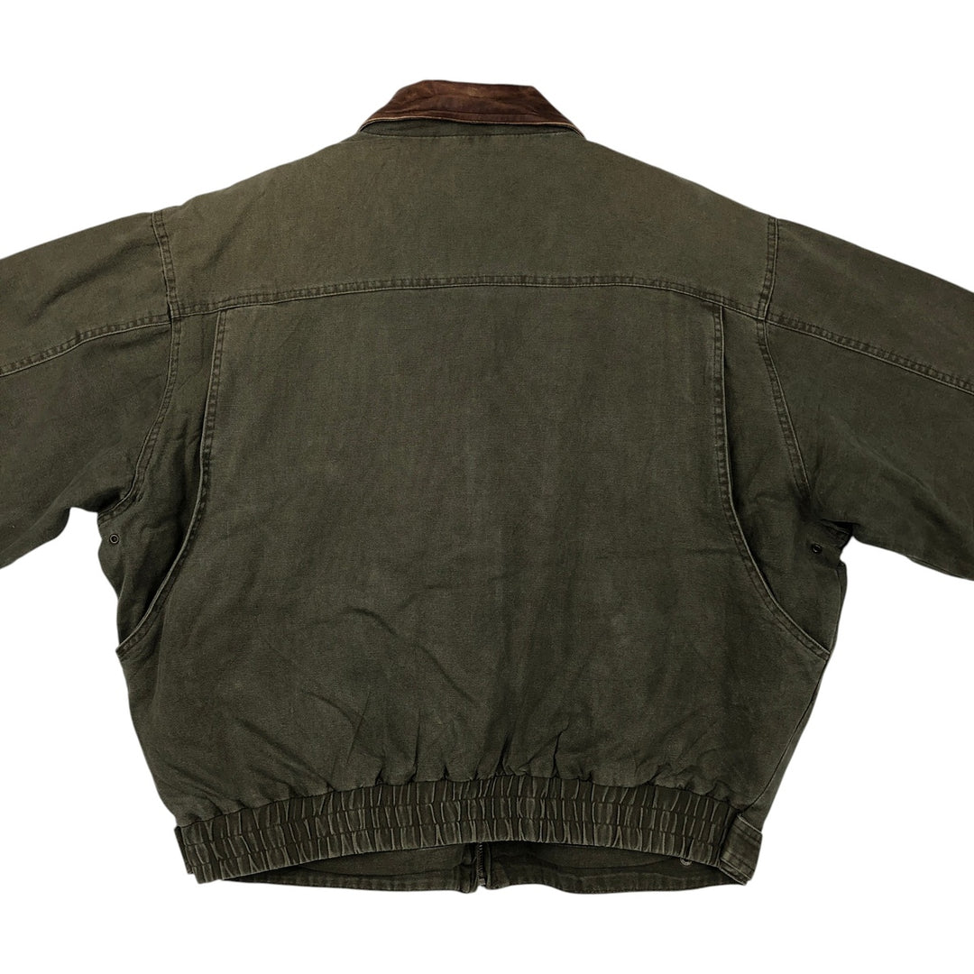 80s-90'S Banana Republic Travel Duck Cotton Blouson, Men's Size S (approx.), Vintage cotton Khaki type Vintage Second Hand