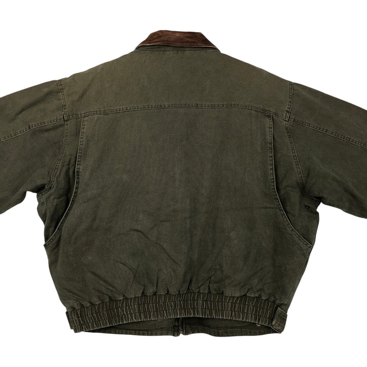 80s-90'S Banana Republic Travel Duck Cotton Blouson, Men's Size S (approx.), Vintage cotton Khaki type Vintage Second Hand