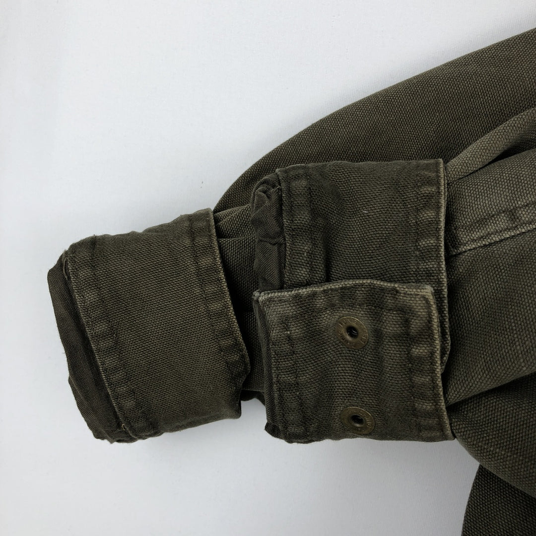 80s-90'S Banana Republic Travel Duck Cotton Blouson, Men's Size S (approx.), Vintage cotton Khaki type Vintage Second Hand