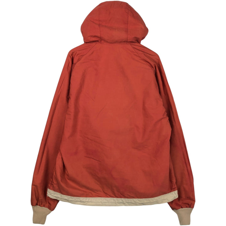 70s-80'S CLASS-5 Reversible Warm-Up Pullover Anorak Parka, Made in USA, Men's XL Equivalent, Vintage unclear Beige type Vintage Second Hand