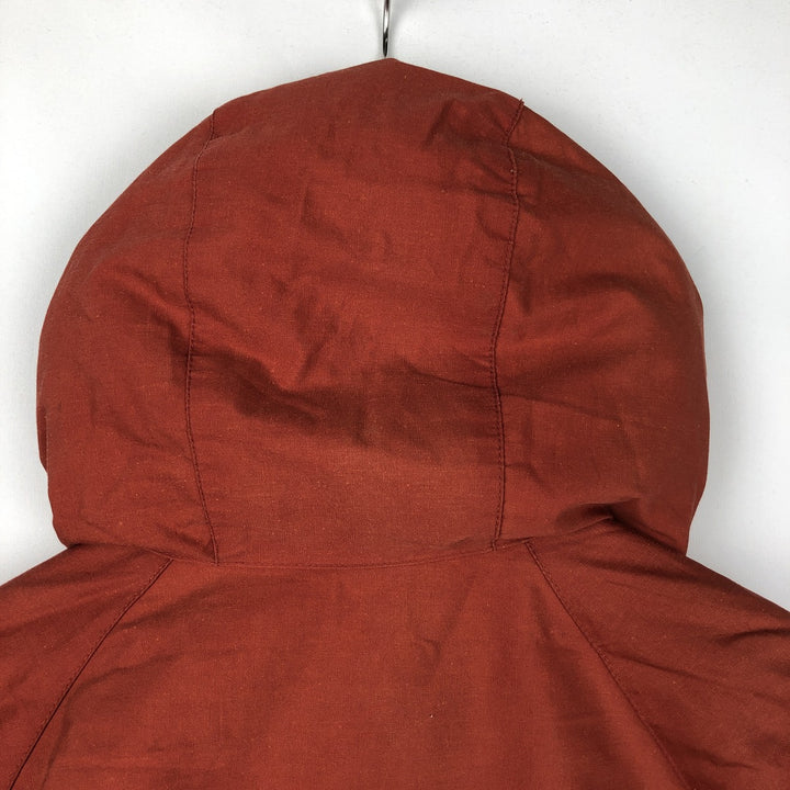 70s-80'S CLASS-5 Reversible Warm-Up Pullover Anorak Parka, Made in USA, Men's XL Equivalent, Vintage unclear Beige type Vintage Second Hand