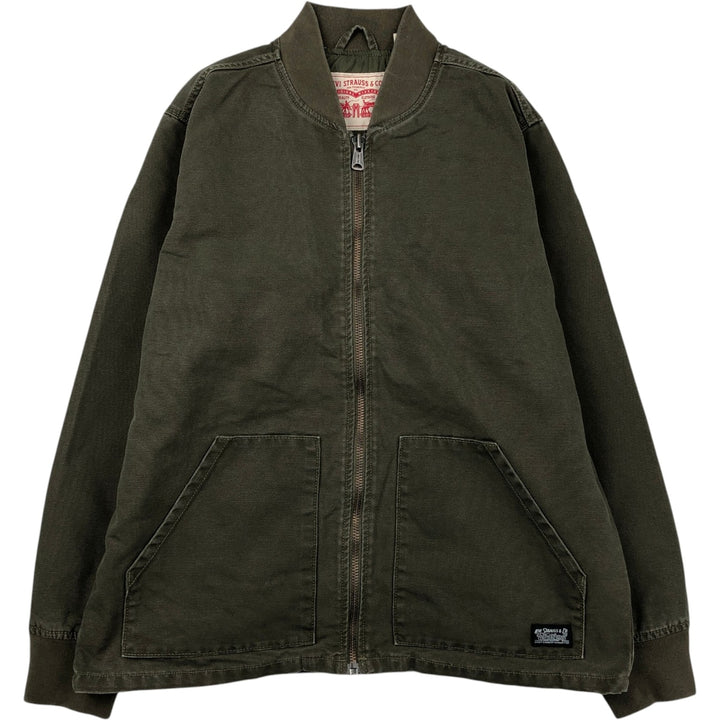 Levi's Duck Cotton Jacket, Men's Size L (approx.) cotton Khaki type Vintage Second Hand