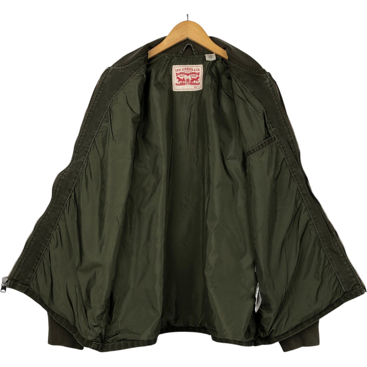 Levi's Duck Cotton Jacket, Men's Size L (approx.) cotton Khaki type Vintage Second Hand