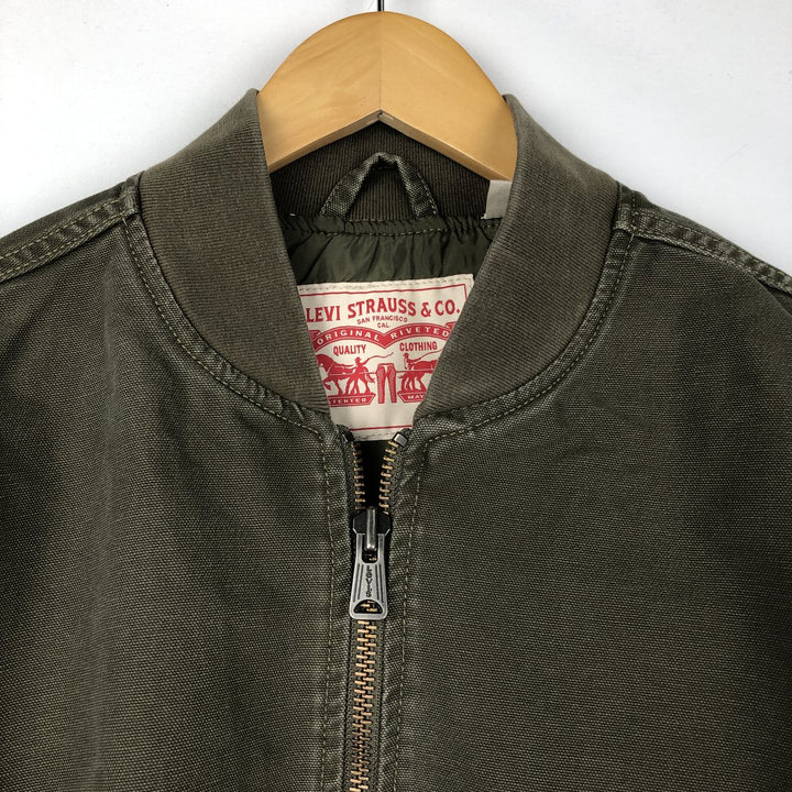 Levi's Duck Cotton Jacket, Men's Size L (approx.) cotton Khaki type Vintage Second Hand