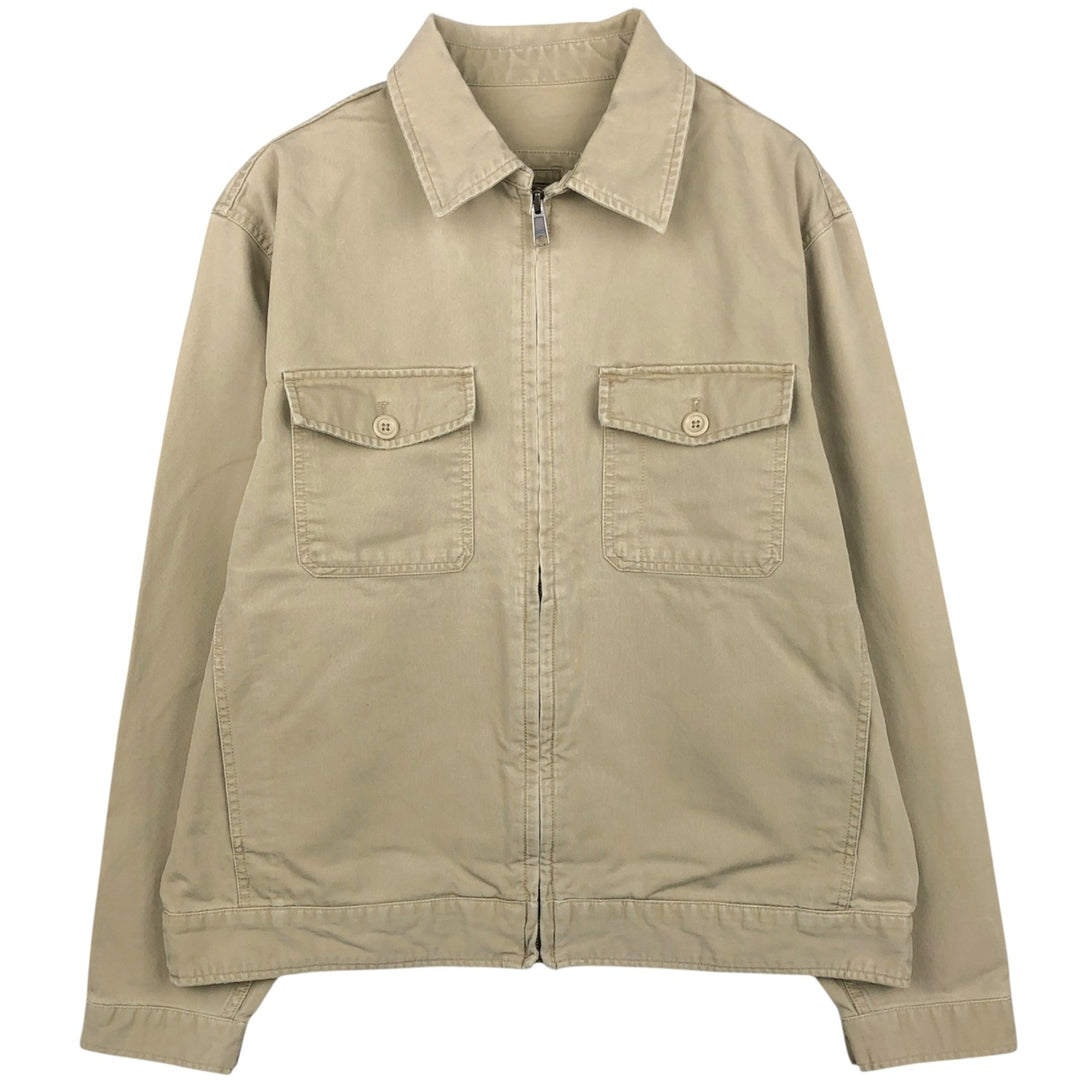 2000'S GAP zip-up jacket, men's size L (approx.) unclear Beige type Vintage Second Hand
