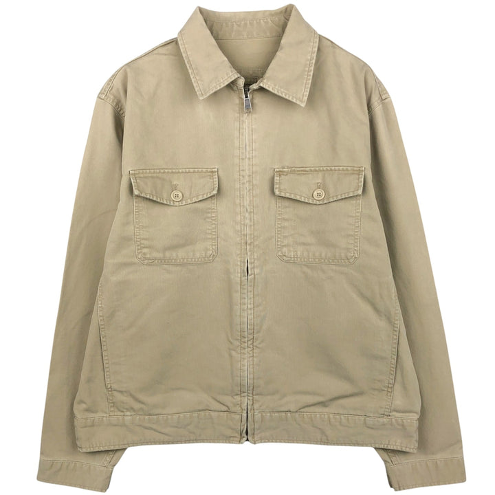 2000'S GAP zip-up jacket, men's size L (approx.) unclear Beige type Vintage Second Hand