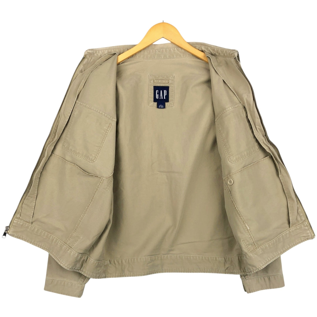 2000'S GAP zip-up jacket, men's size L (approx.) unclear Beige type Vintage Second Hand