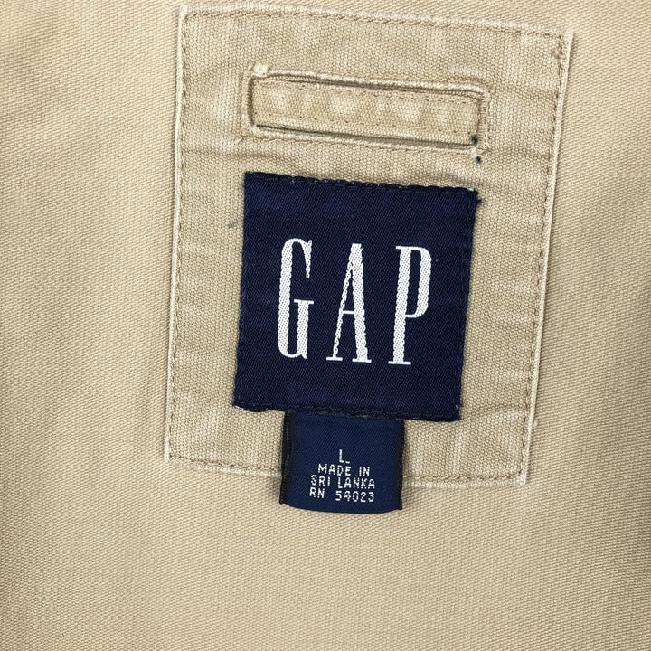 2000'S GAP zip-up jacket, men's size L (approx.) unclear Beige type Vintage Second Hand