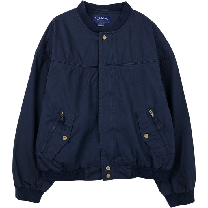 90s-00'S Catalina Derby Jacket, Cup Shoulder Jacket, Men's Size L cotton navy blue type Vintage Second Hand