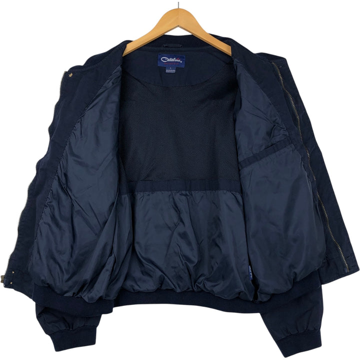 90s-00'S Catalina Derby Jacket, Cup Shoulder Jacket, Men's Size L cotton navy blue type Vintage Second Hand