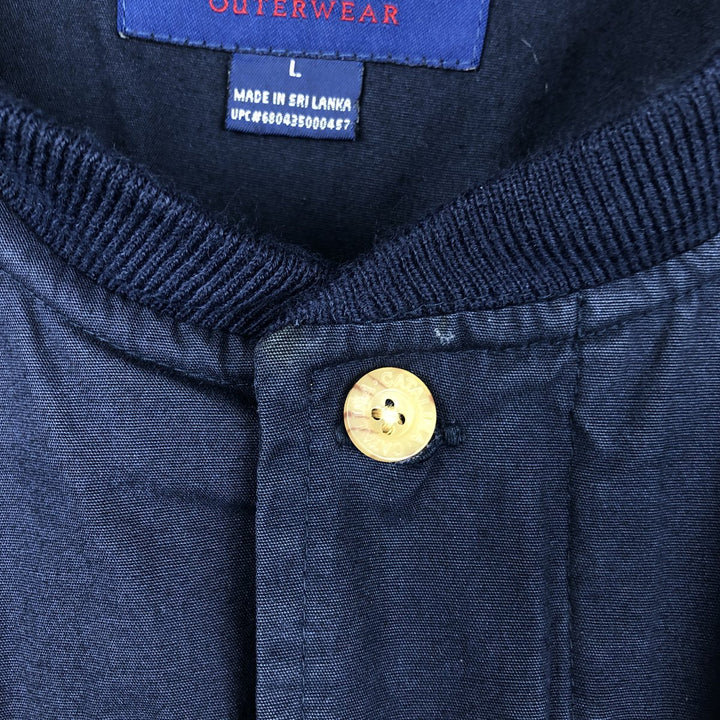 90s-00'S Catalina Derby Jacket, Cup Shoulder Jacket, Men's Size L cotton navy blue type Vintage Second Hand