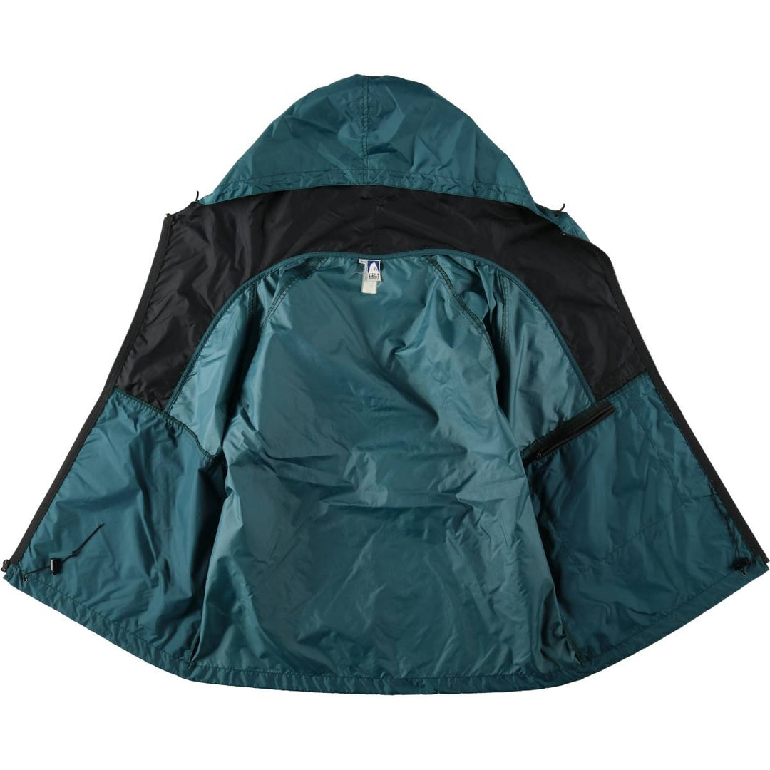 90'S SIERRA DESIGNS PACKABLE Nylon Parka, Men's XL equivalent, Vintage Nylon blue type Vintage Second Hand
