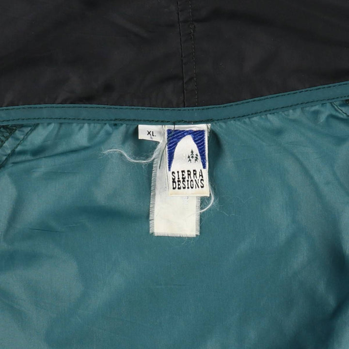 90'S SIERRA DESIGNS PACKABLE Nylon Parka, Men's XL equivalent, Vintage Nylon blue type Vintage Second Hand