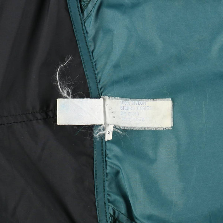 90'S SIERRA DESIGNS PACKABLE Nylon Parka, Men's XL equivalent, Vintage Nylon blue type Vintage Second Hand