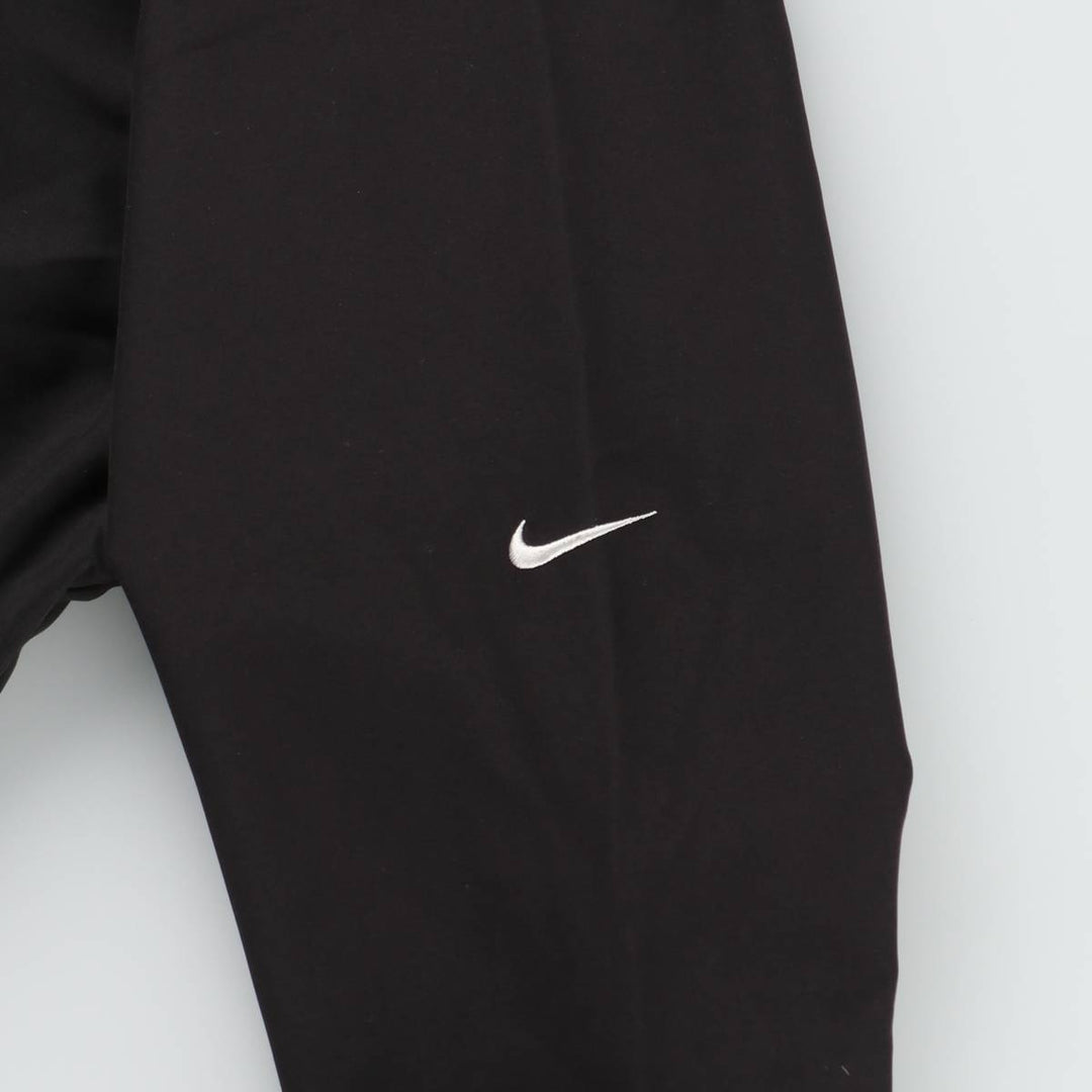Nike Golf V-neck warm-up pullover, men's size L polyester black type Vintage Second Hand