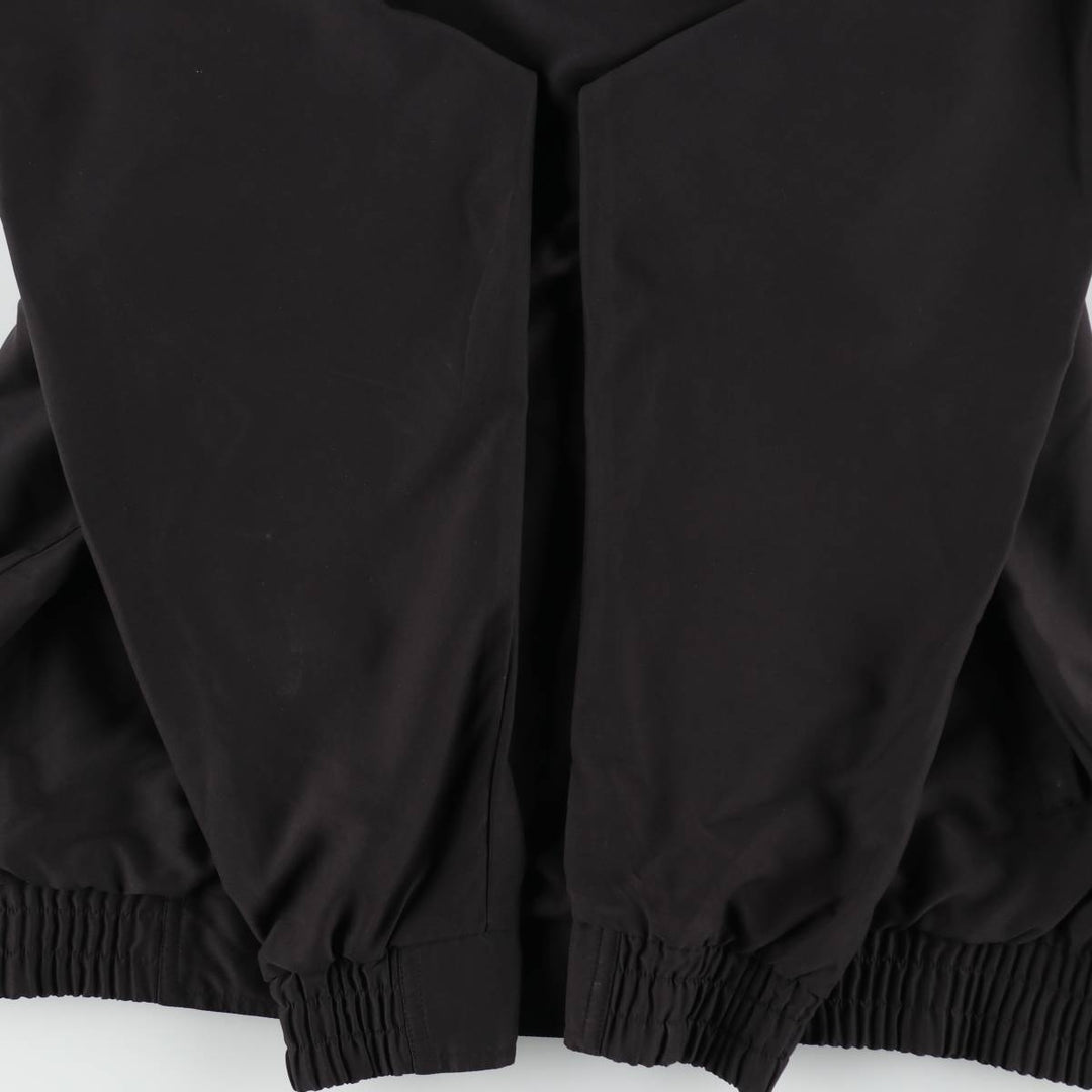 Nike Golf V-neck warm-up pullover, men's size L polyester black type Vintage Second Hand