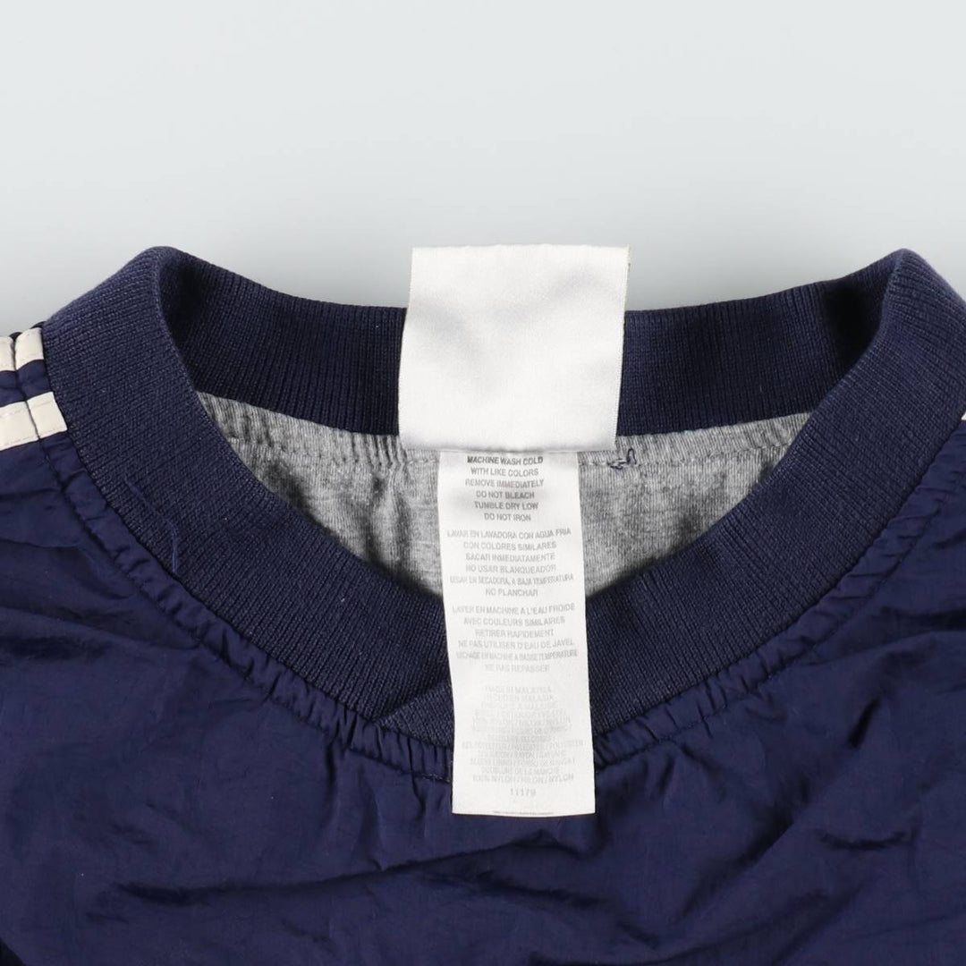 90s-00'S Adidas nylon pullover, men's size XL (approx.) Nylon navy blue type Vintage Second Hand