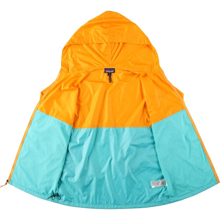 Patagonia Light & Variable Hoodie 27236SP16 Two-tone Hooded Windbreaker Men's Size M (approx.) polyester turquoise blue Vintage Second Hand