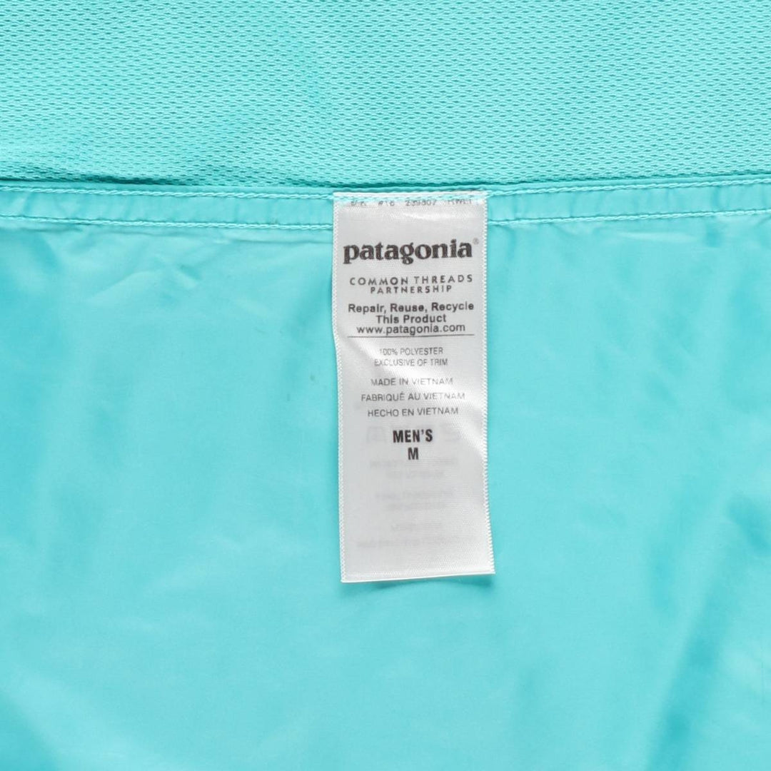 Patagonia Light & Variable Hoodie 27236SP16 Two-tone Hooded Windbreaker Men's Size M (approx.) polyester turquoise blue Vintage Second Hand